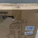 Ninja Pod & Grounds Specialty Single-Serve Coffee Maker, K-Cup Pod Compatible, Brews Grounds, Compact Design, Built-In Milk Frother, 56-oz. Reservoir, 6-oz. Cup to 24-oz. Mug Sizes, Stone, PB051ST