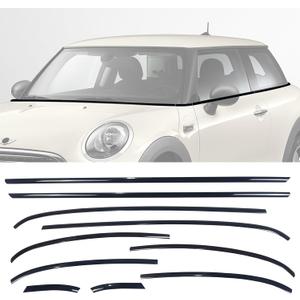 Stainless Steel Window Trim Chrome Delete for Mini Cooper F56 2014-2023 Black Window Trim Blackout Kit
