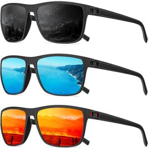 Polarized Sunglasses Men, Mens Sunglasses Polarized UV protection Lightweight Sun Glasses for Driving Fishing Golf Polarized Sunglasses Men, Mens Sunglasses Polarized UV protection Lightweight Sun Glasses for Driving Fishing Golf
