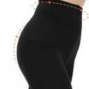 Citystl Opaque Black Tights for Women, 80D Solid Color Soft Tights, Control Top Microfiber Pantyhose for women (S)