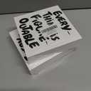 2 x Motivational Office Desk Decor Sign, Inspirational Office Decoration for Business Teamwork Words and Saying Positive Decor, Team Gifts for Coworker Colleague Boss, Everything Is Figureoutable