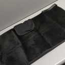 Toddler Airplane Bed & Travel Essentials - Kids Airplane Seat Extender, Portable Plane Bed for Flights, Black