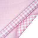 WRAPAHOLIC 30 Inch Reversible Wrapping Paper Roll - Jumbo Roll Pink and White Plaid Design for Birthday, Holiday, Wedding, Baby Shower and More Occasions - 30 Inch x 33 Feet