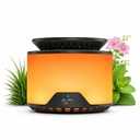 Inseclite Mosquito Repellent for Patio, Rechargeable Outdoor Mosquito Repeller with Fan-Powered Botanical Cartridge, Amber Light, 12-Hour Battery, USB-C, 8-Hour Timer, 2 Refills Included