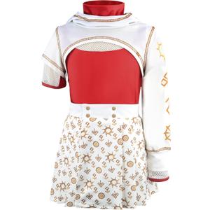 Xefenki Girls Nova Zombies 4 Costume Dress Cheerleader Halloween Cosplay Outfits 9-10Y