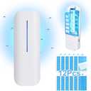 Flying Insect Trap Plug-in Fruit Fly Trap for Indoors with 12 Pcs Sticky Pads, UV Night Light Mosquito Trap Fly Catcher, Gnat Killer Bug Zapper for Home, Office