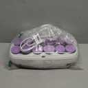 Conair Hot Rollers for Long, Medium & Short Hair, 12 Ceramic Flocked 1½-Inch and 1¾-Inch Heated Hair Rollers with Clips, Hot Curlers for Women, Volume & Curls