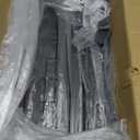 Over The Door Pantry Organizer, Wall Mount Spice Rack, Pantry Hanging Storage and Organization, 8 Adjustable Baskets Heavy-Duty Metal for Home & Kitchen, Back of Door Seasoning Rack - Black