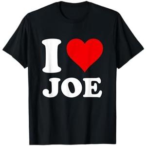 I Love Joe T-Shirt, Small