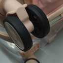 Pet Travel Backpack Carrier with Wheels, Dog Pram Carrier Pet Cat Backpack for Small Dogs, Breathable Multifunctional Cat Dog Transport Box Pet Stroller with Large Space (Color : Pink A)