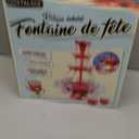 Nostalgia LPF230 3-Tier Lighted Party Fountain, Holds 1.5 Gallons, LED Lighted Base, Includes 8 Reusable Cups