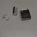 Home Security Door Reinforcement Lock Upgraded Front Door Locks for Kids Safety Withstand 800 lbs Metal Child Proof Door Latch Lock for Inside Door Top Extra Flip Lock High Deadbolt Lock Home Defender