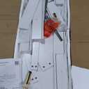 GarveeHome Black Dresser, Modern 5 Drawer Dresser for Bedroom with Gold Handle and Large Drawer, Wood Double Chest of Drawers and Storage Organizer for Living Room, Hallway, Entryway