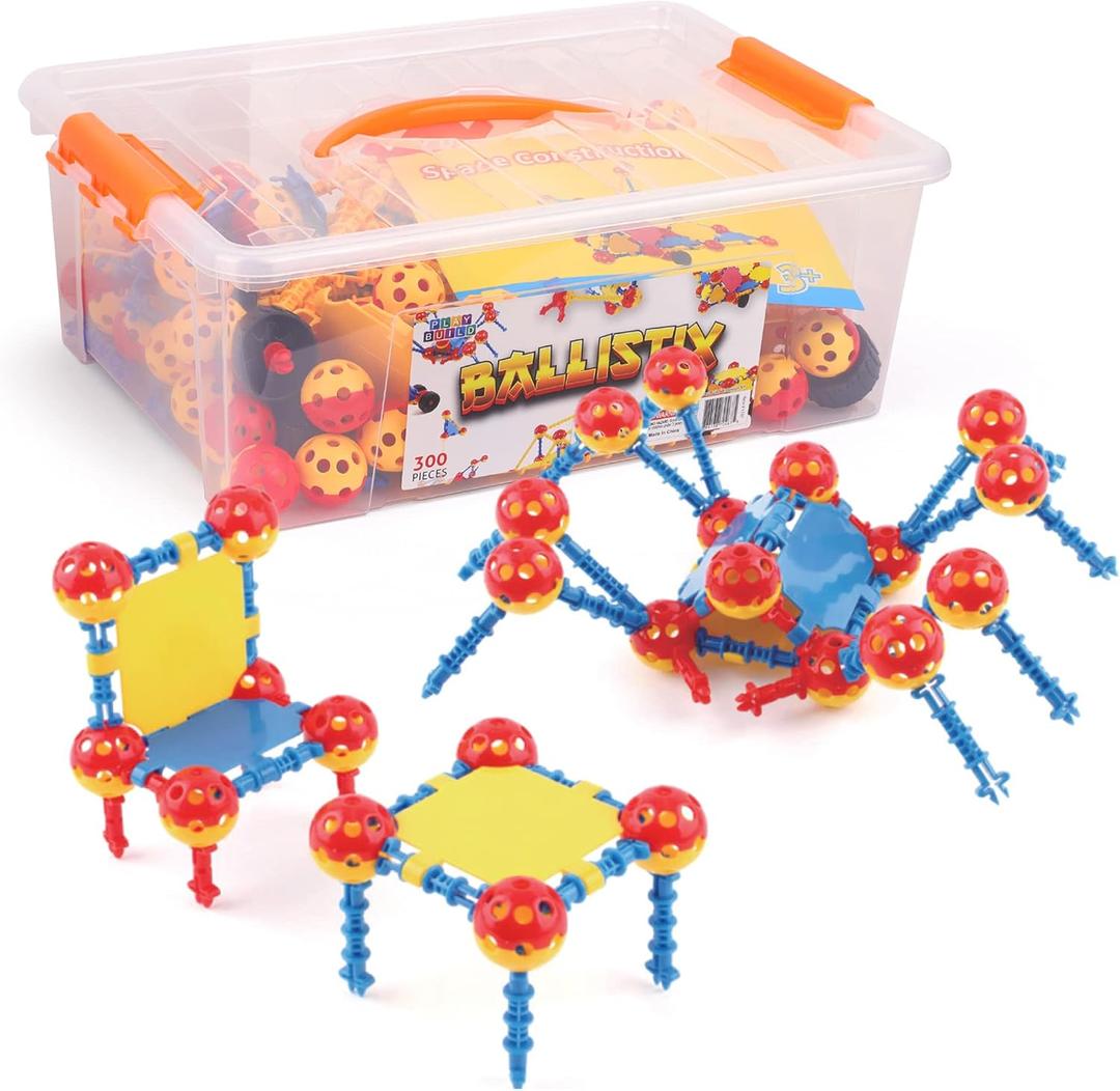 STEM Building Toys, 300 Piece Stem Learning Toy Kits for Kids Creative & Educational Building Blocks for Boys & Girls Ages 3+ STEM Building Toys, 300 Piece Stem Learning Toy Kits for Kids Creative & Educational Building Blocks for Boys & Girls Ages 3+