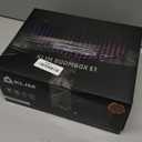 KLIM Boombox E1 with CD case - CD Player Portable Audio System + Extra BASS with Subwoofer + FM Radio, MP3 Bluetooth AUX USB + Wired and Wireless Mode Rechargeable Battery + Remote Control (Black)