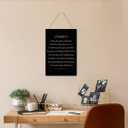 All That is Gold Does Not Glitter Wooden Wall Sign,Positive Quotes Wall Art Decor,Inspirational Wooden Hanging Signs Wall Decor for Office