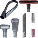 Vacuum Accessories & Attachments for Dyson Ball Animal 2, 3, DC58 DC59 V6 V7 V8 V10 V11 V15 - Flexible Crevice Tool for Hard to Reach Places & Dust Brush Attachment Kit - HouseHold Cleaning Tool Kit