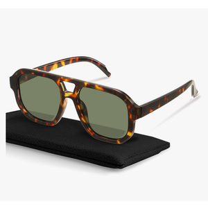 livho Trendy Polarized Square Aviator Sunglasses Women Men Square Eyewear Frame, Retro Sun Glasses for Women Men 2025 Shades