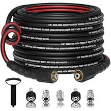 Flexible 1/4 Pressure Washer Hose 50FT,3600PSI
