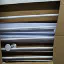 Fairy Baby Narrow Baby Gate for Stair, 22.8"-25.5" Wide Pressure Mounted Pet Gate for Doorway, Easy Walk Thru Child Safety Gate, White