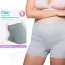 Frida Mom 8pc Postpartum Underwear, Disposable Boyshort Panties, Seamless, Stretch Support, New Mom Essentials, Size Regular (28in-42in)