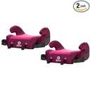 Diono Solana 2 XL Pack of 2 2022, Dual Latch Connectors, Lightweight Backless Belt-Positioning Booster Car Seat, 8 Years 1 Booster Seat, Pink, Manufactured Date: 04/2026