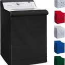 BlueStars Washing Machine Cover For Top-load - Premium Outdoor Protection For Most Washer Dryer Cover - W29x D28x H43 (Black)