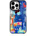 for iPhone 15 Case Travel Adventure Collage Pattern Military Grade Drop Protection Voyage Slim TPU Cover with Camera Protection for Women Girls Travel Lovers