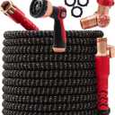 Pocket Hose Copper Head w/New Pocket Pivot Expandable Garden Hose 150FT, AS SEEN ON TV, Swivels 360, Advanced Tri-Tex Tubing & Force Field Jacket, 3X Stronger, Lead-Free, No-Kink, Anti-Burst w/APT