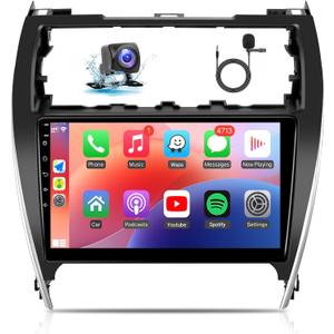 Naifay Android Car Stereo for Toyota Camry 2012 2013 2014 with Carplay & Android Auto, 10.1inch IPS Touch Screen for Camry Radio with Bluetooth/GPS/WiFi/SWC/Mirrorlink(No Fit J.B.L&Big Screen)