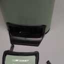 Cesun Small Bathroom Trash Can with Lid Soft Close, Step Pedal, 6 Liter / 1.6 Gallon Stainless Steel Garbage Can with Removable Inner Bucket, Anti-Fingerprint Finish (Matt Green)