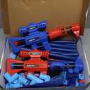 YEEBAY Shooting Game Toy for Age 6, 7, 8,9,10+ Years Old Kids, Boys - 2pk Air Guns & Shooting Target & 24 Foam Balls - Ideal Gift - Compatible with Toy Guns