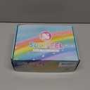 SULIFEEL Kids Adjustable Quad Roller Skates,Toddler Beginner Roller Skates for Girls and Boys Age 2-5 Years Old (Unicorn Purple)