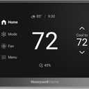 Honeywell Home X7S Smart Thermostat with Advanced Occupancy Sensing, Humidity Monitoring, and Customizable Touchscreen Display, Black