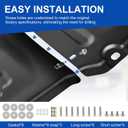 Front Skid Plate Compatible with Tesla Model 3 2017-2024 & Tesla Model Y 2020-2022 Chassis Guard Plates Splash Shield Cover with Install Accessories