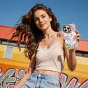 ChiCsFleur for iPhone 13 / iPhone 14 Case, TPU Phone case with Camera Protection for Girls Teens - Y2K Coastal Cowgirl Collage Colorful Disco Cowboy Hot Girl Lemon Pink Blue Sorority Aesthetic Unique