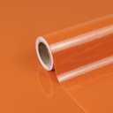 Orange Contact Paper 23.6"x196" Glossy Orange Peel and Stick Wallpaper for Kitchen Countertop/Cabinet Self Adhesive Waterproof Wall Paper Removable Decorative Vinyl