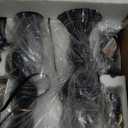 Farmhouse Lamp for Bedroom Set of 2, Table Lamp for Nightstand with Dual USB Charging Ports, 28" Table Lamps for Living Room, Bulb Not Included (7.Black)