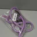Fida Durable Slip Lead, 6 FT x 1/2" Heavy Duty Rope Leash for Large, Medium Dogs, No Pull Pet Training Leash with Highly Reflective, Purple
