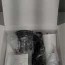 Seealle Touch Lamps for Nightstand - Bedside Lamps Set of 2, 3 Way Dimmable, USB C+A for Bedroom & End Tables (White&Black)