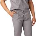 Dickies Mens Short Sleeve Work Shirt  Durable Twill Button Down Shirts for Men, Lightweight Uniform for Daily Wear (X-Large, Silver)