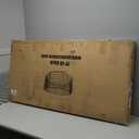 FDW 48 Inch Dog Pen 8 Panel Dog Playpen Indoor Outdoor Metal Puppy Pet Fence Portable Folding Animal Exercise Fence,Black