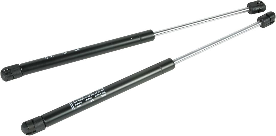 Atlantic British Ltd. Upper Rear Tailgate Struts, Pair Set of Two, Compatible with Range Rover P38 (1995-2002), Black, Steel