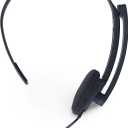 Verbatim Mono 3.5mm Wired Headset with Microphone and in-Line Remote, Black
