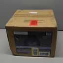 Canarm Henlee 2-Light Flush Mount Ceiling Light, 11-Inch Matte Black Finish, Uses 60W Type A Bulbs, Easy Installation, Modern Lighting for Bedroom, Hallway or Entryway