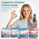 Onlyone Rechargeable Cordless Water Flosser with Adjustable Water Pressure for Daily Oral Care, Power Dental Flosser for Home and Travel Use, Portable Oral Irrigator for Sensitive Gums and Braces Care