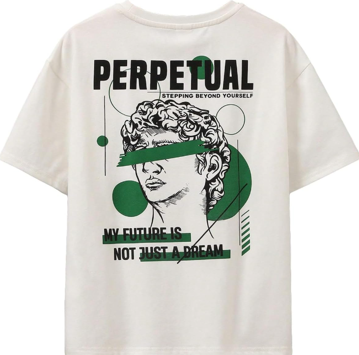 SOLY HUX Boy's Summer Tops Letter Graphic Short Sleeve Shirts Crew Neck Loose Tee Shirt, Size 7Y