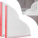 2 Pack Large Shower Splash Guard for Walk in Shower, Upgrade 9.25 x 9.25 In Bath Tub Splash Guards, Shower Corner Bathtub Water Blocker, Waterproof Shower Accessories to Keep Water in Shower