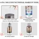 2 x Generic Brushblast Pro Makeup Brush Cleaner, Auto-Rotating Cozy Luna Brush Cleaner for Deep Cleaning, Upgraded & No Need to Install, One-Click Operation, Suitable for All of Makeup Brushes (1PC)