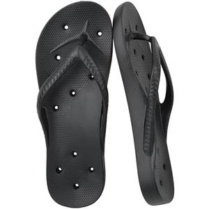 YoveGxlthrea Shower Shoes for Men and Women Arch Support Flip Flops Holes Orthotic Thong Slipper for Beach Pool Bath Gym College Dorm Non-Slip Quickly Dry Sandals Size 295